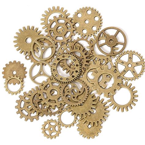 maytalsoy DIY Alloy Gears Set Steampunk Style Pendant Making Gears Vintage Bracelet No.02 ...