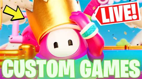 🔴 LIVE Fall Guys *CUSTOM GAMES* With Viewers! 👑 (Winner's Choice) - YouTube