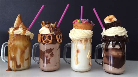 EXTREME MILKSHAKE RECIPES How To Cook That Ann Reardon FREAKSHAKES - YouTube