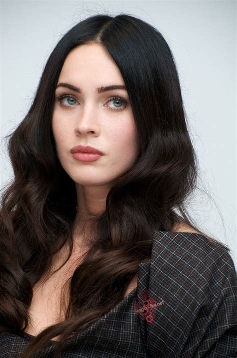 Megan Fox | Black brown hair, Dark brown hair color, Hair color dark