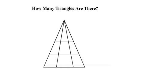 How Many Triangles Are There? Can You Solve the Puzzle? - How About That?