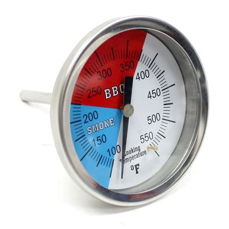 3" Temperature Thermometer Gauge | Barbecue BBQ Grill Smoker Pit Thermostat – EconoSuperStore