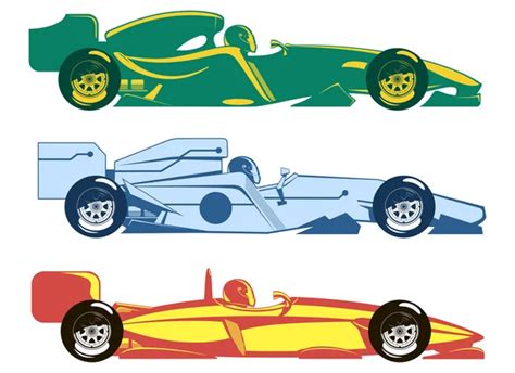 99 F1 car outline vector Vector Images | Depositphotos