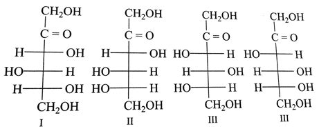 The fischer projection of L-fructose is given below, write the fischer ...