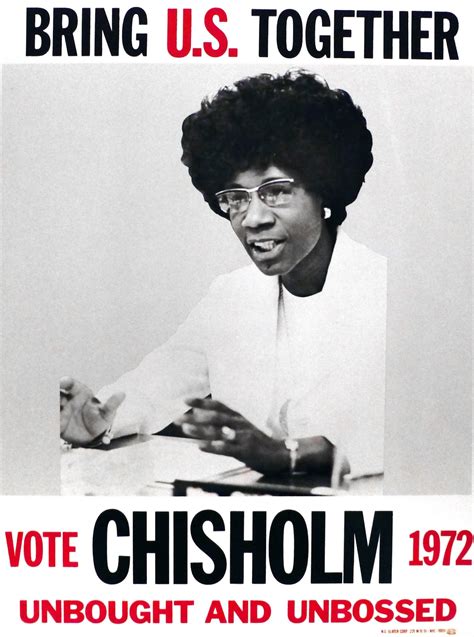 The Portrait Gallery: Shirley Chisholm