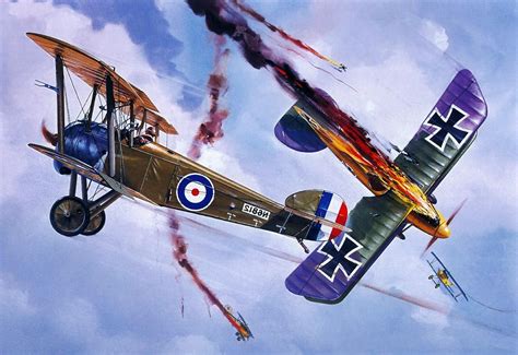 World War One Dogfight Art