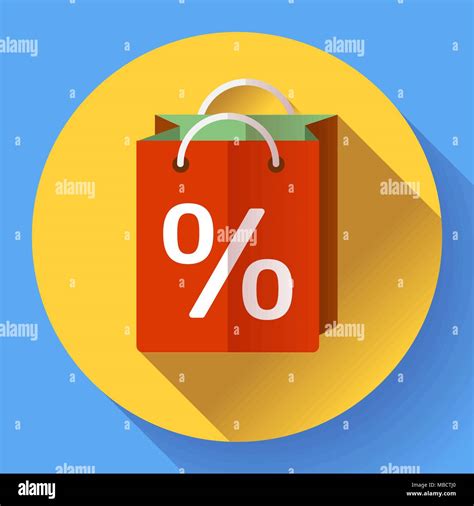 Vector shopping bag Icon. Flat design style Stock Vector Image & Art - Alamy