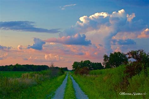 Country Road Thunderhead Sunset - Martin Spilker Photography