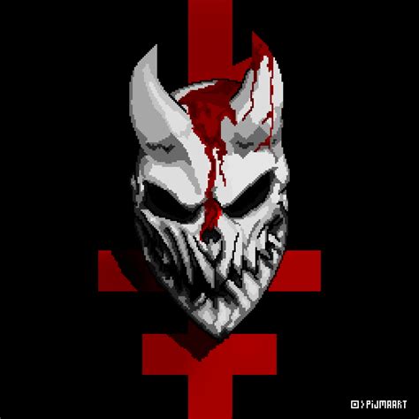 Slaughter to prevail "Kid of darkness" Mask : PixelArt