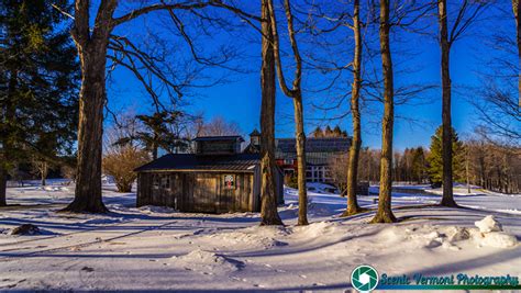 Scenic Vermont Photography - What's left of winter on the farm near Middlebury Vermont