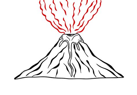 How to Draw a Volcano | Design School