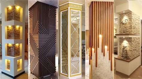 100 Modern Column Decoration Ideas 2024 | Living Room Wall Decorating Ideas | Home Interior ...