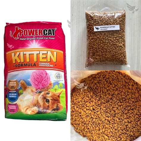 POWERCAT Kitten 1kg Repacked - Halal / Organic / Fresh Cat Food - Dry Cat Food Philippines ...