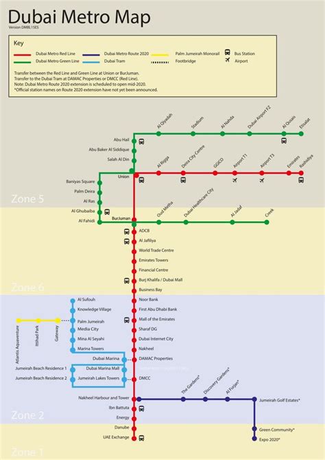 Dubai Metro Map 2020 | Dubai, Destinos viagens, Guia de viagem