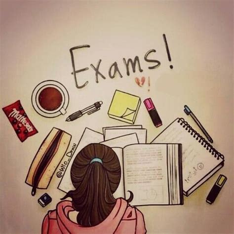 Cute Cartoon Girl, Cartoon Girl Images, Girls Cartoon Art, Anime Art Girl, Exams Funny, Exam ...