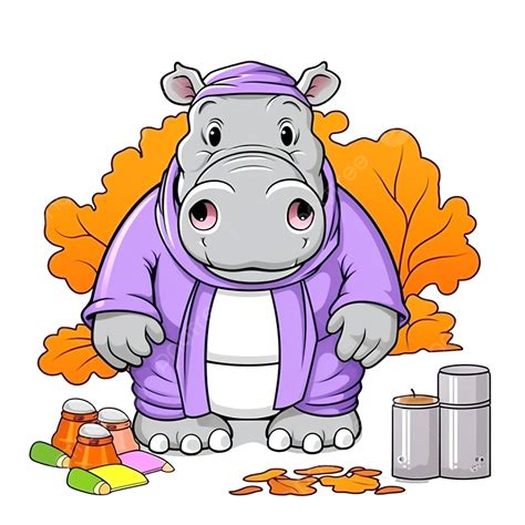 Copy The Picture Kids Game And Coloring Page With A Cute Hippo Using ...