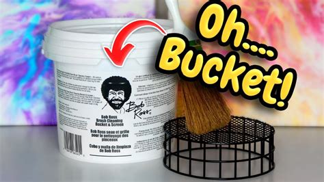 Best Paint Brush Cleaning System? Bob Ross Cleaning Bucket & Screen ...