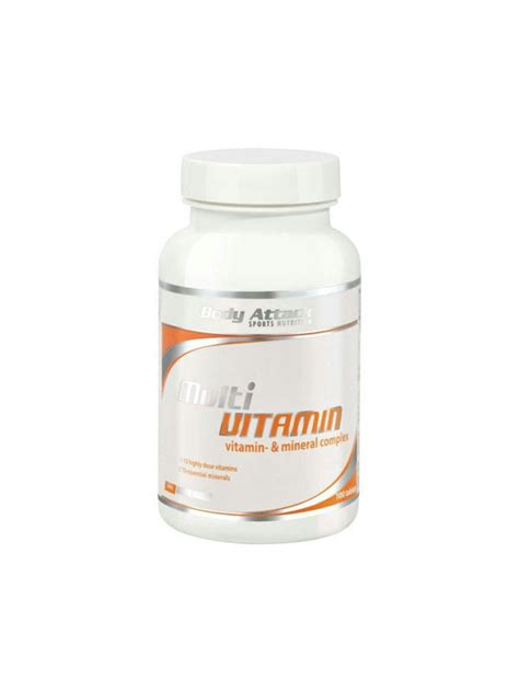 Body Attack multi vitamin 100 tablets – Gymclub1.com