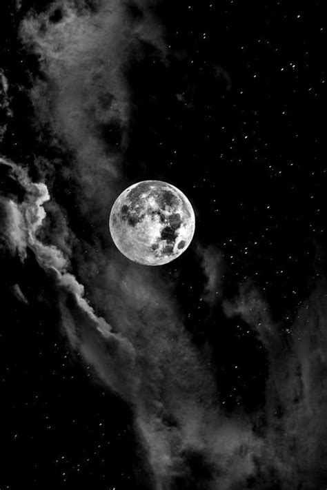 Pin by Adriana Abreu on Oh my stars. | Dark wallpaper iphone, Moon photography, Moon art