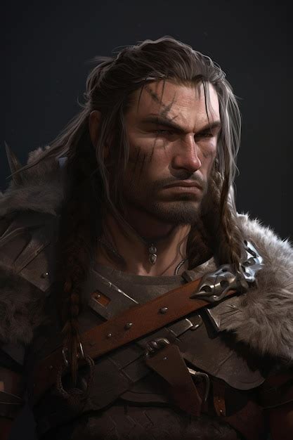 Premium AI Image | A character from the game witcher.