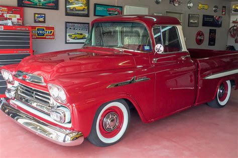 1958 CHEVROLET APACHE CUSTOM FLEETSIDE PICKUP- Barrett-Jackson Auction Company - World's ...