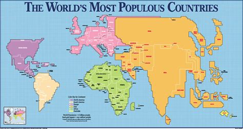 population world map | a map of the world with countries siz… | Flickr