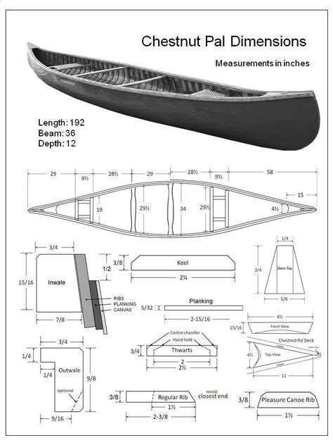 canoeguybc.files.... | Canoe plans, Boat plans, Wood canoe