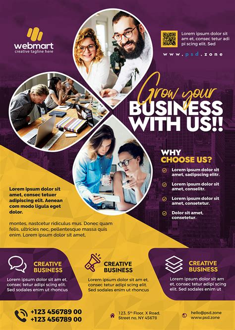 Business Promotion Creative Flyer Design PSD | PSDFreebies.com