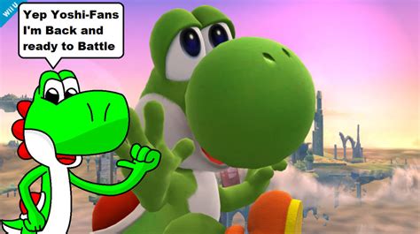 Yoshi Returns to Smash Bros. by sonicsmash328 on DeviantArt