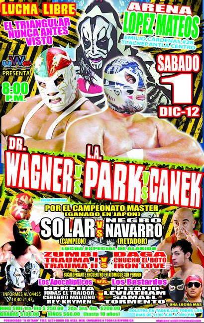 RdR: CANEK VS DR WAGNER VS L.A PARK ¡EL FIN DEL MUNDO EN LA LÓPEZ!