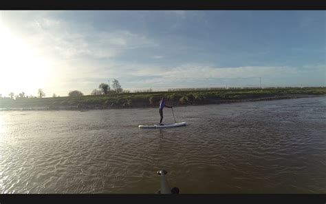 River Dee tidal bore surf SUP - SUP North UK - SUP, Wing and Foil