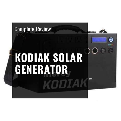 Inergy Kodiak Solar Generator REVIEW - READ Before Buying - ShopSolar.com