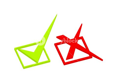 Right And Wrong Symbols Royalty-Free Stock Image - Storyblocks