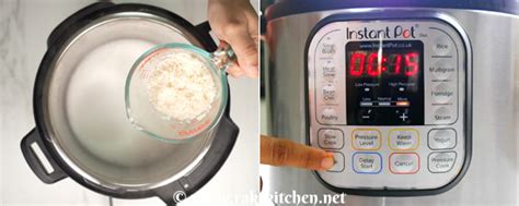 Coconut milk sweet pongal, Instant pot recipe - Raks Kitchen