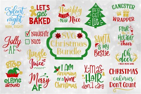 Top 10 Funny Christmas SVG Designs | Design Bundles