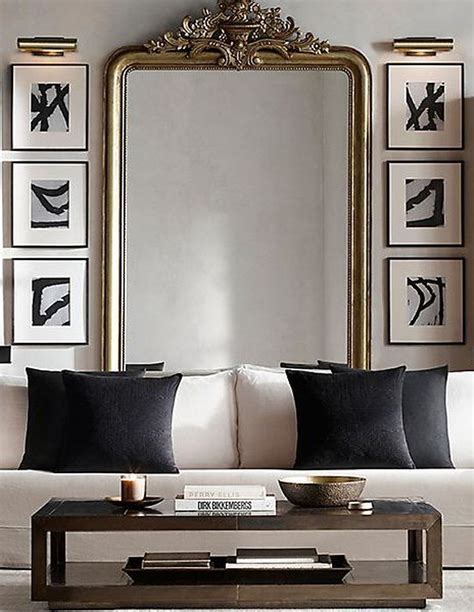 34 Popular Mirror Wall Decor Ideas Best For Living Room - MAGZHOUSE