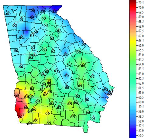 Georgia Weather - Automated Environmental Monitoring Network Page