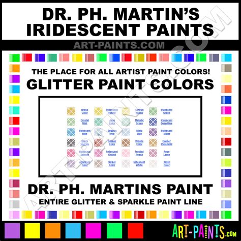 Iridescent White Iridescent Glitter Paints, Sparkle Paints, Iridescent Paints, Shimmers ...