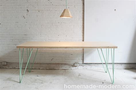 HomeMade Modern EP41 The Easy DIY Table | Diy table, Diy interior ...