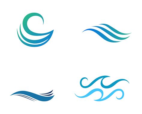 Water wave icon vector 586271 Vector Art at Vecteezy