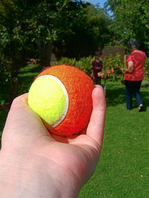 Orange/Yellow tennis ball | Andy Hay | Flickr