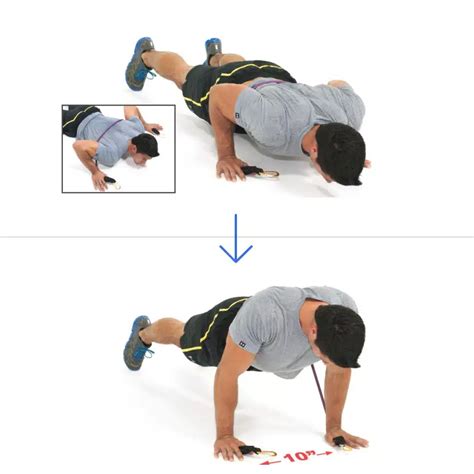 Military Push Up With Bands - Build the Chest