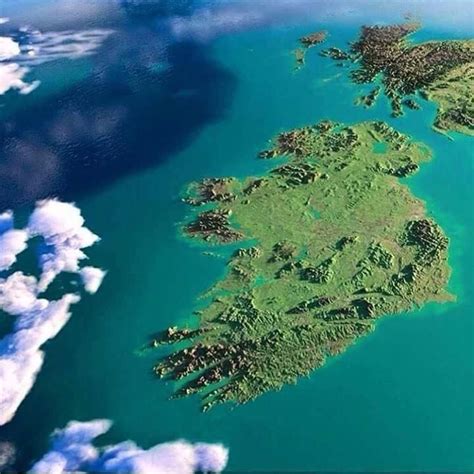 Ireland satellite image | Ireland landscape, Images of ireland, Ireland