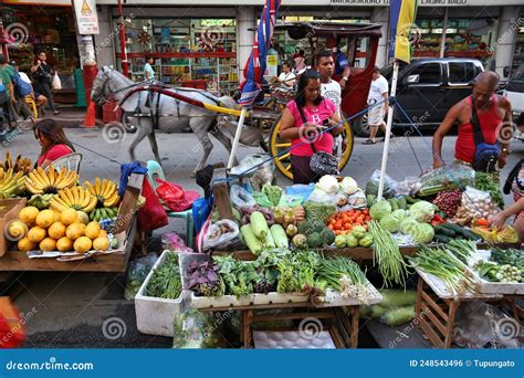 Manila city food market editorial photo. Image of carriage - 248543496