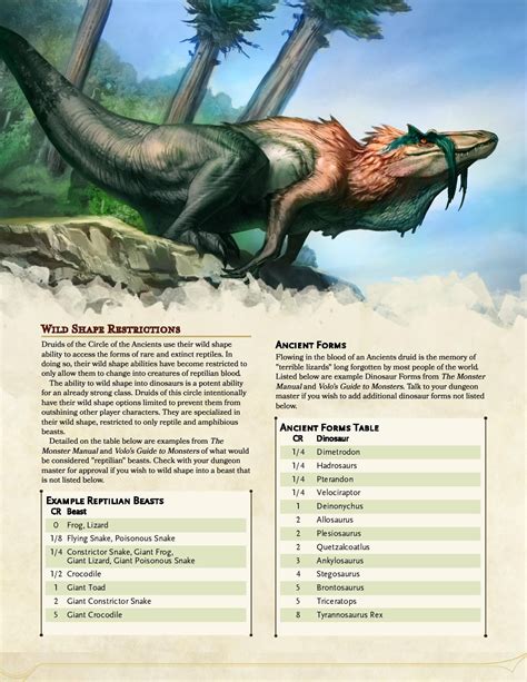 D&D 5e Circle of the Ancients Druid - Imgur Dungeons And Dragons Races, Dungeons And Dragons ...