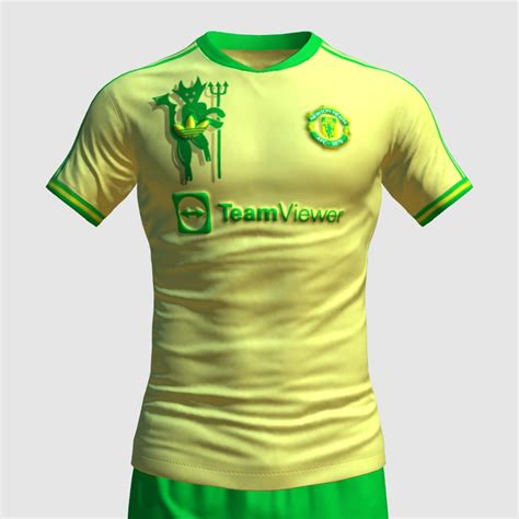 Man Utd Yellow and Green - FIFA 23 Kit Creator Showcase