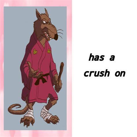 Splinter (1987) has a crush on meme by elfdragon35 on DeviantArt