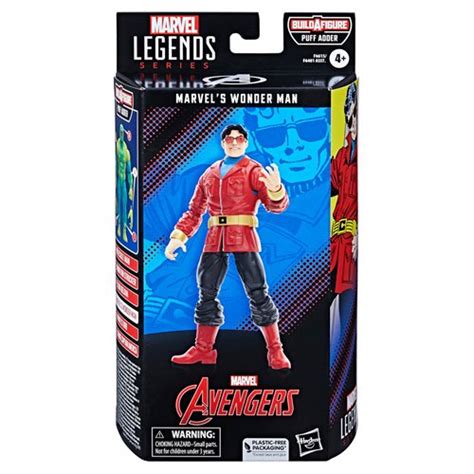 Avengers 2023 Marvel Legends Wonder Man 6-Inch Action Figure