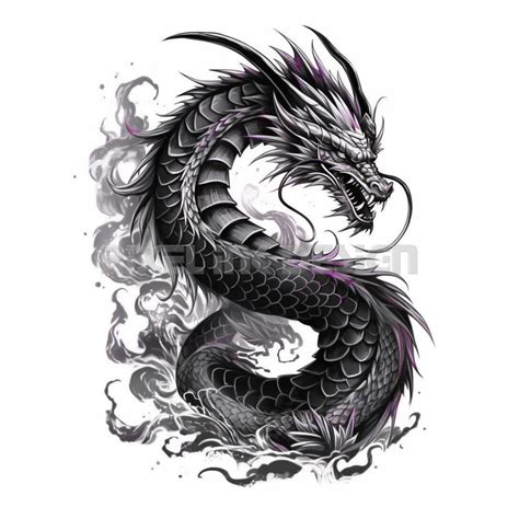 Dragon Tattoo Design Download High Resolution Digital Art PNG ...