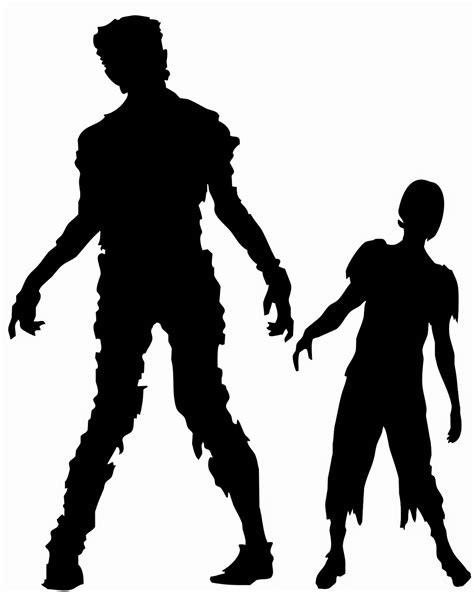 Zombie Clipart Black And White | Free download on ClipArtMag